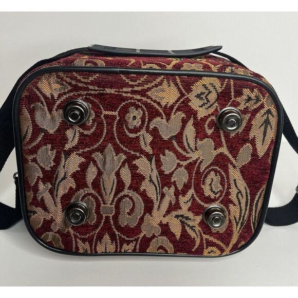 Raviani Red And Gold Tapestry Cosmetic‎ Bag - Picture 13 of 13